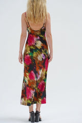 LNA Josie Slip Dress in Blurred Floral - Viva Diva Boutique