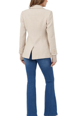 Love Token Elia Blazer in Beige