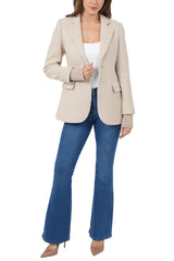 Love Token Elia Blazer in Beige