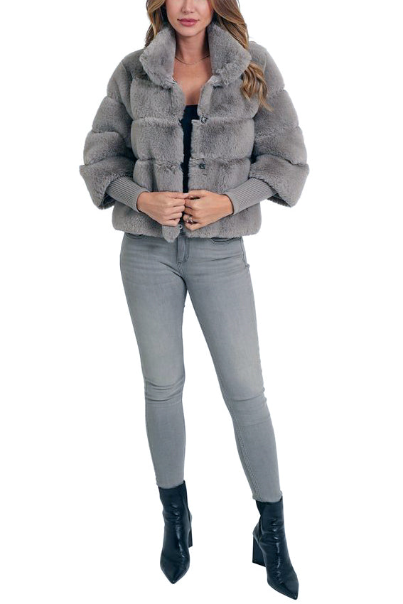 Love Token Samantha Jacket in Grey