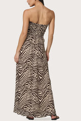 Lusana Melody Dress in Zebra - Viva Diva Boutique