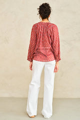 M.A.B.E. Ari Long Sleeve in Berry - Viva Diva Boutique