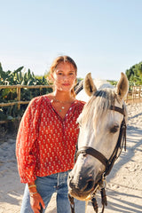 M.A.B.E. Ari Long Sleeve in Berry - Viva Diva Boutique