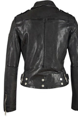 Mauritius Leather Wild Jacket in Black - Viva Diva Boutique