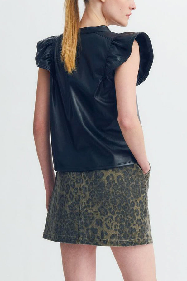 Melissa Nepton Venora Top in Black