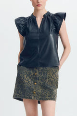 Melissa Nepton Venora Top in Black