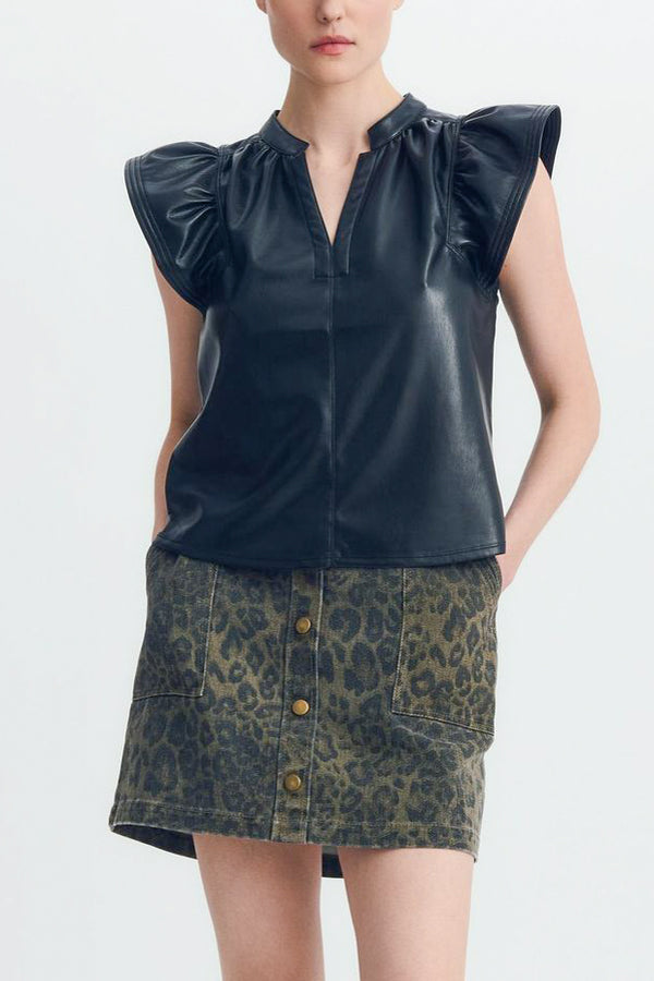 Melissa Nepton Venora Top in Black