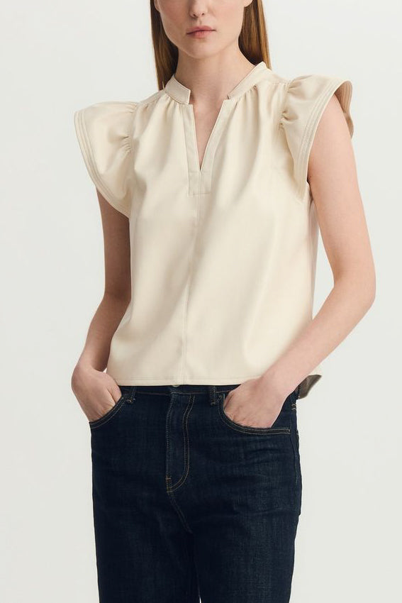 Melissa Nepton Venora top in Cream