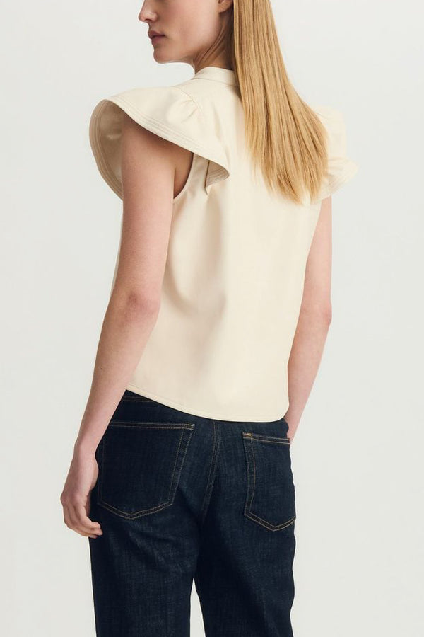 Melissa Nepton Venora top in Cream