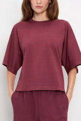 Michael Stars Calista Cape Sleeve Tee in Port Royale