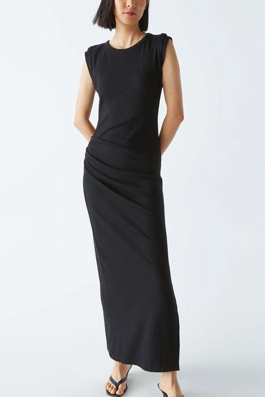Michael Stars Calliope Dress in Black - Viva Diva Boutique