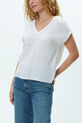 Michael Stars Draya Top in White