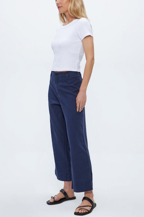 Michael Stars Geraldine Straight Leg Pant in Nocturnal