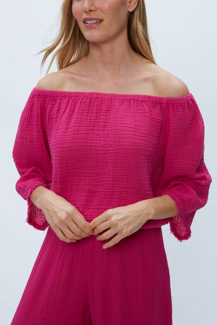 Michael Stars Isabel Convertible Top in Pitaya