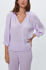 Michael Stars Kali 3/4 Sleeve in Whimsy - Viva Diva Boutique