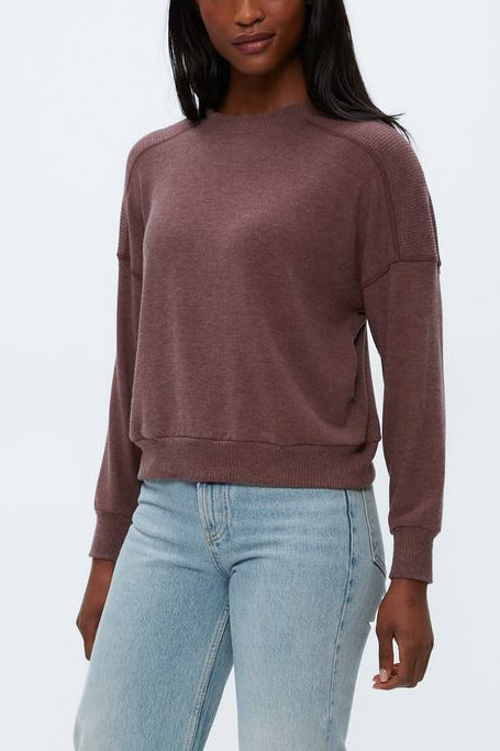 Michael Stars Marty Pullover in Espresso