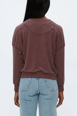 Michael Stars Marty Pullover in Espresso