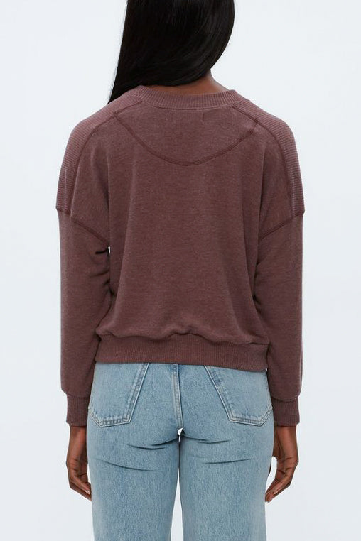 Michael Stars Marty Pullover in Espresso