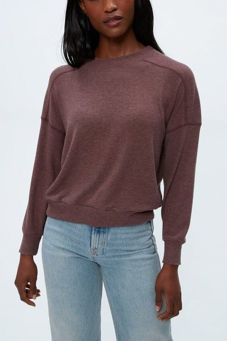 Michael Stars Marty Pullover in Espresso