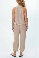 Michael Stars Viola Tank in Macadamia - Viva Diva Boutique