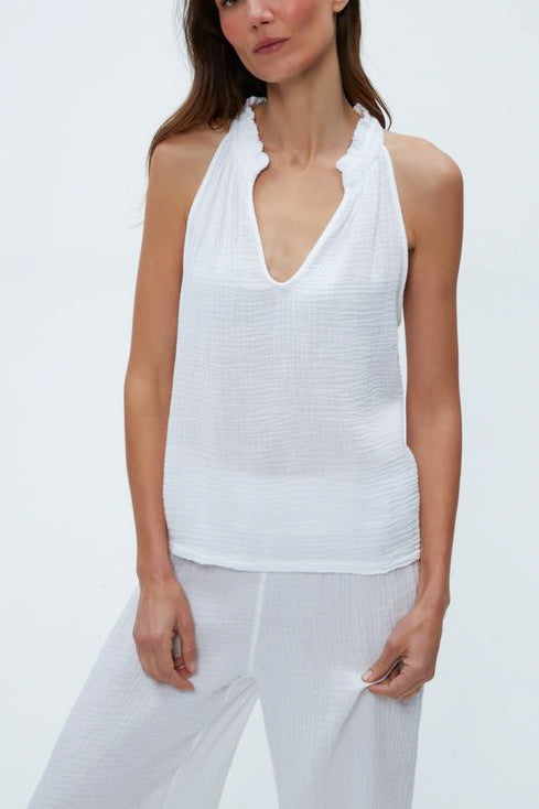 Michael Stars Viola Top in White