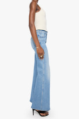 Mother Denim Hustler Roller Double Sneak in Saddle Up