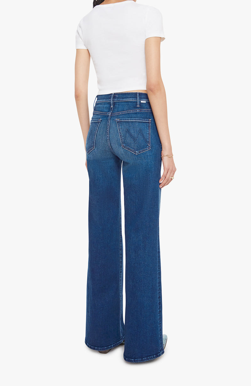 Mother Denim Hustler Roller Sneak in Troublemaker
