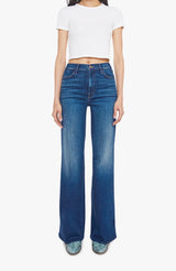 Mother Denim Hustler Roller Sneak in Troublemaker