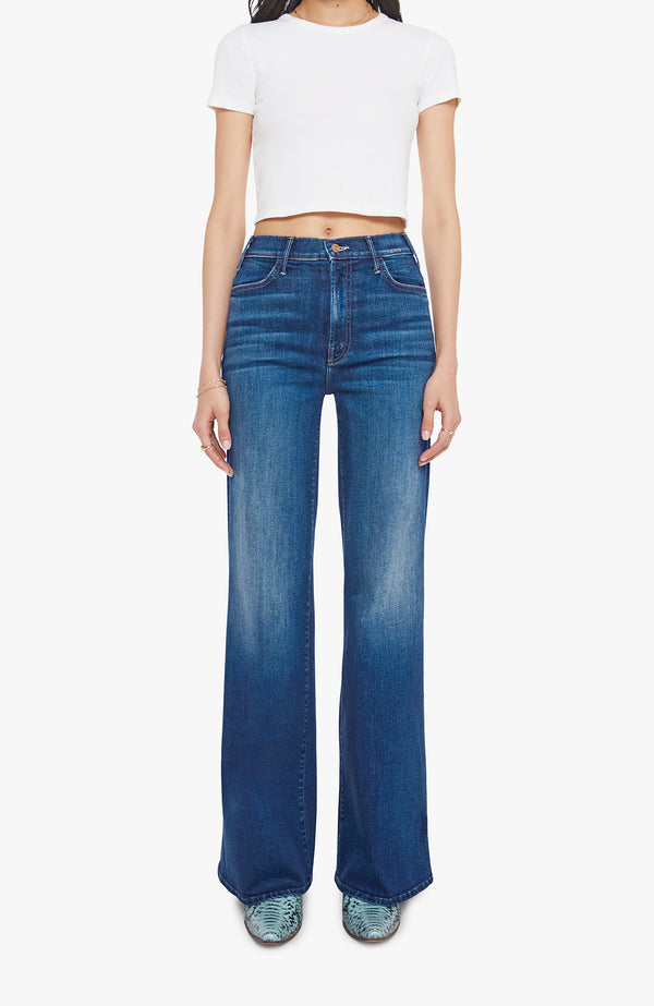 Mother Denim Hustler Roller Sneak in Troublemaker