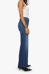 Mother Denim Lil Hustler Roller Patch Pocket Sneak in Taking Chances