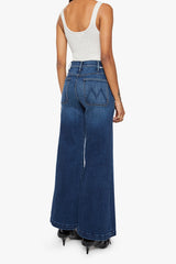 Mother Denim Lil Hustler Roller Patch Pocket Sneak in Taking Chances