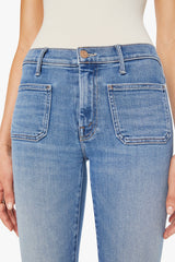 Mother Denim Patch Pocket Weekender in Poppin Wheelies