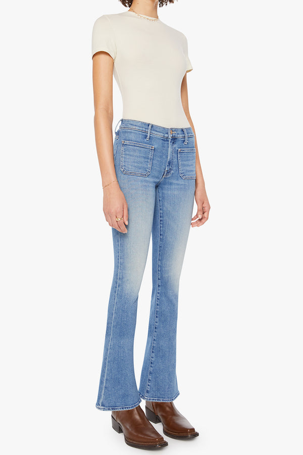 Mother Denim Patch Pocket Weekender in Poppin Wheelies