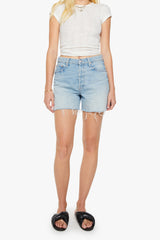 Mother Denim The Extra Mile Short Fray in Head Rush