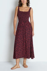 Nation Adeline Midi Dress in Dancing Floral Flora