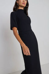 Nation Annika Dress in Jet Black
