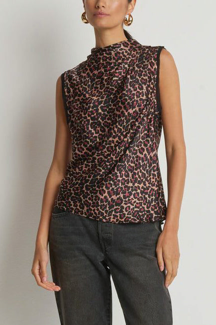 Nation Delilah Tank in Winter Leopard