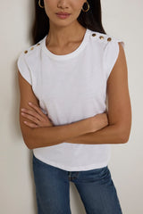 Nation Michaela Tee in Optic White
