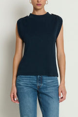 Nation Mikka Buttoned Shoulder Tank in Night Sky - Viva Diva Boutique