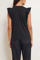 Nation Paulette Tank in Jet Black