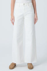 Paige Denim Anessa 31” Raw Hem in Tonal Ecru - Viva Diva Boutique