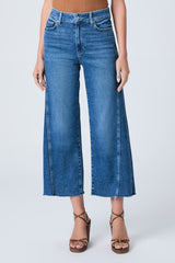 Paige Denim Anessa with Twisted Outseam Panel in Hollyhock