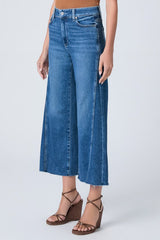 Paige Denim Anessa with Twisted Outseam Panel in Hollyhock
