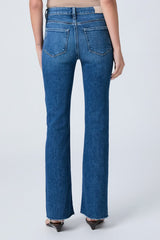 Paige Denim High Rise Laurel Canyon with Raw Hem in Hollyback