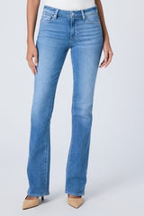 Paige Denim High Rise Manhattan Boot 32 inch in Vino Vibes