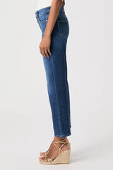 Paige Denim Mason Ankle Reverse Seamed Beltloops in Beachline