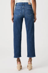 Paige Denim Mason Ankle Reverse Seamed Beltloops in Beachline