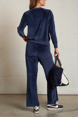 Perfect White Tee Stella Raglan Sweatshirt in Navy - Viva Diva Boutique