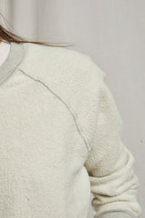 Perfect White Tee Ziggy Sweatshirt in Heather Grey