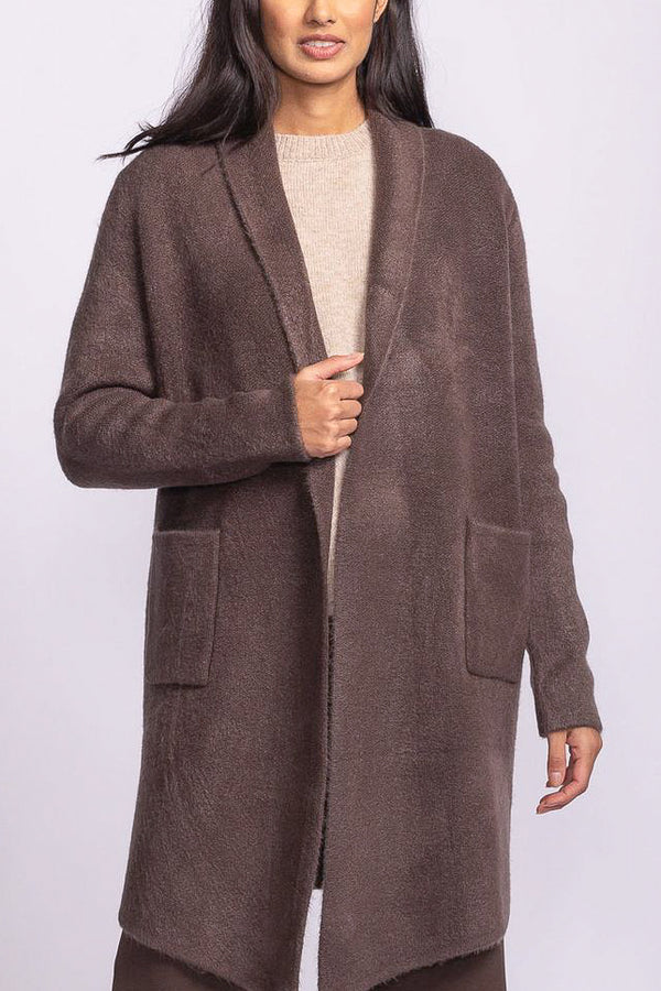 Pink Martini Stockport Jacket in Dark Brown